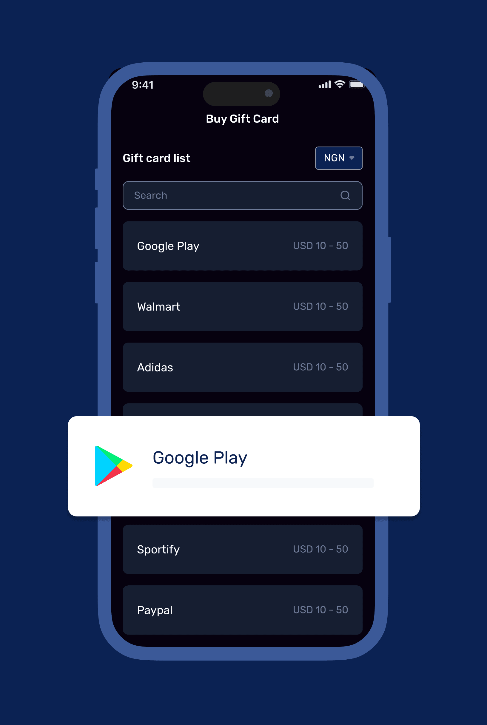 asset interface