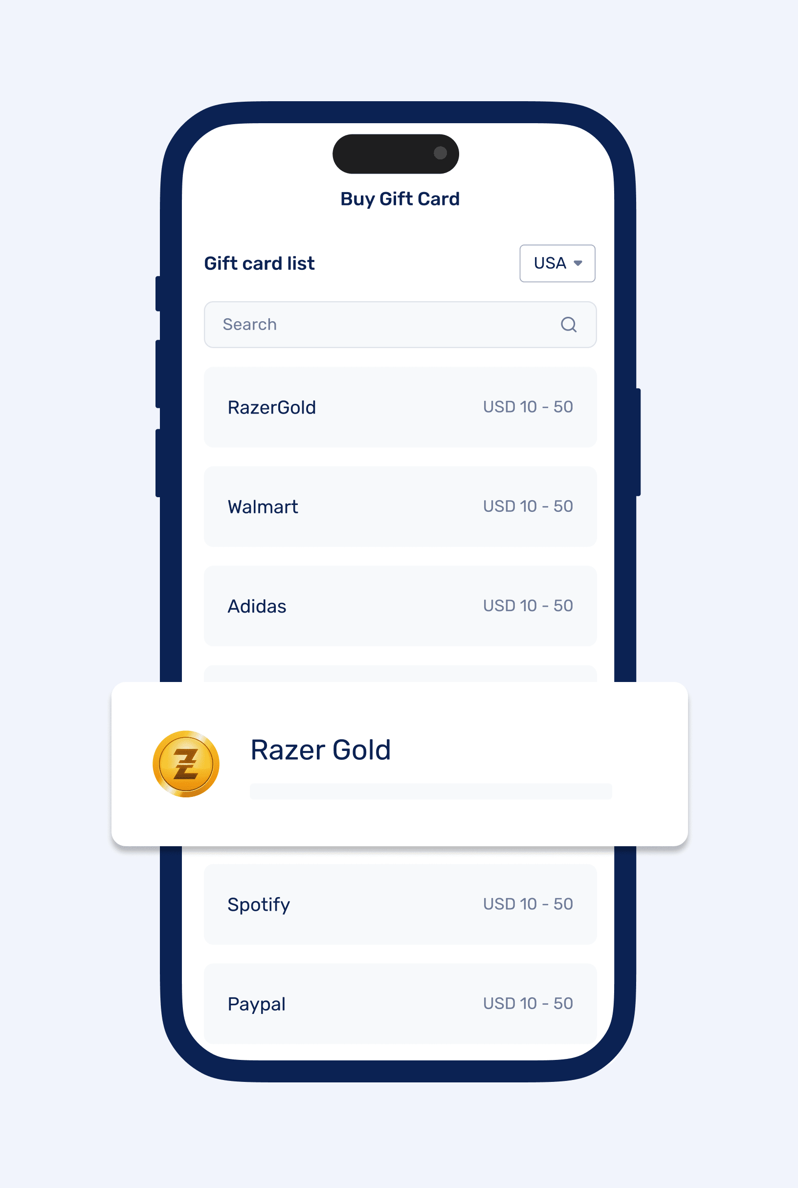 asset interface